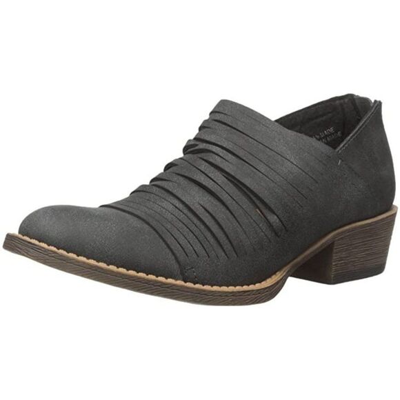 Coconuts By Matisse Women's Meade Grey Caged Cutout Back Zip Shoes - 8.5 M - Picture 1 of 8